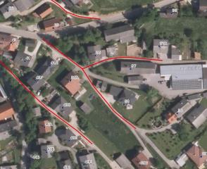 Zgornje Pirniče (S1c3 in S1c3a) - trasa